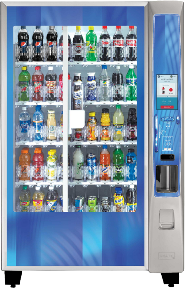 BevMax Media 6 (Dixie Narco 5800) - Traditional vending machine available in San Antonio